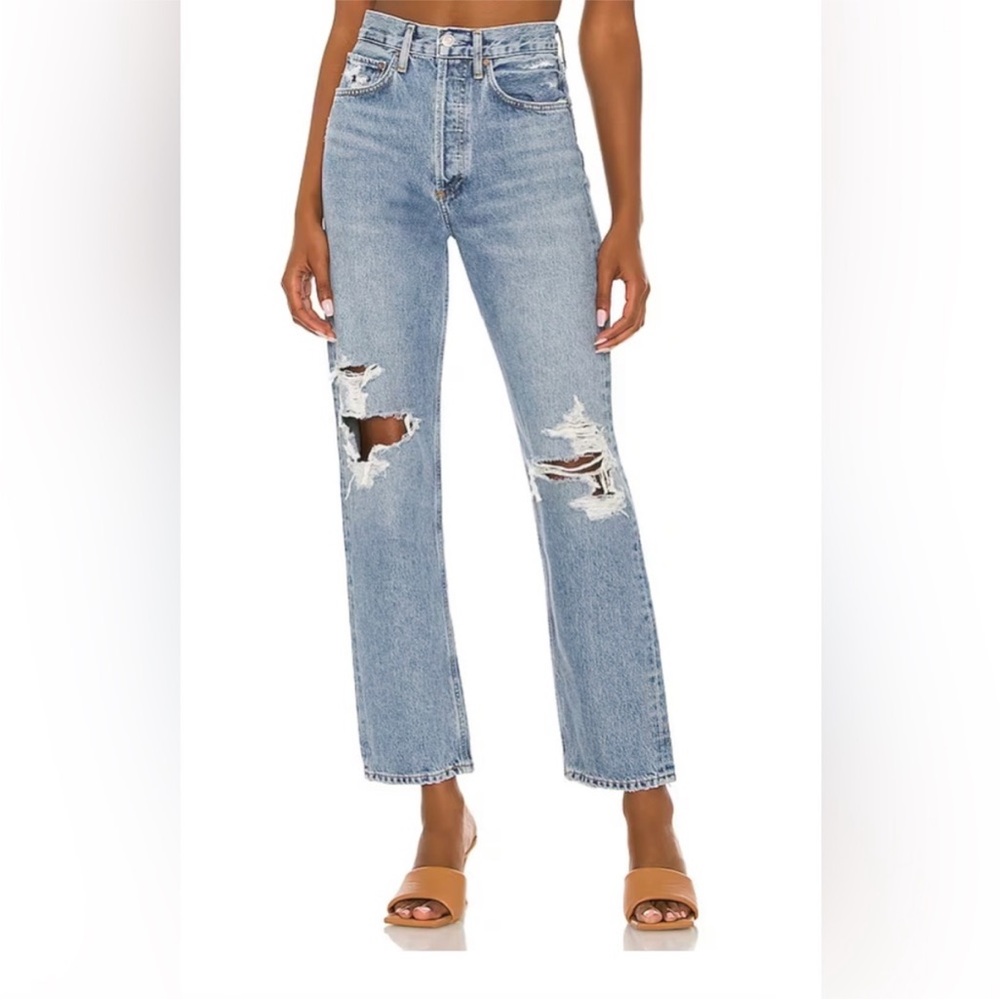 Agolde mid rise loose 90’s Jeans color wander